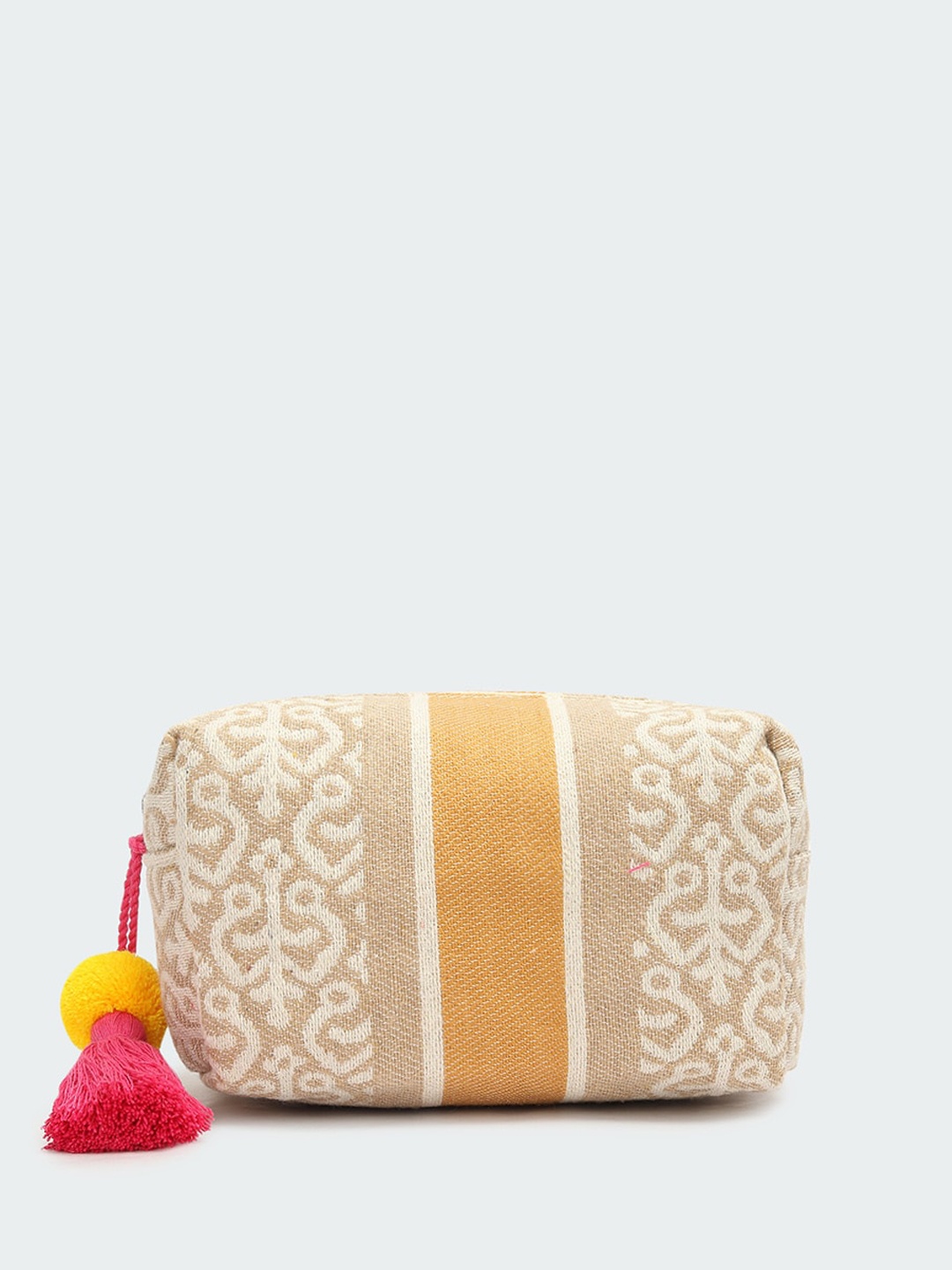 

max Textured Pouch Travel Accessory, Yellow
