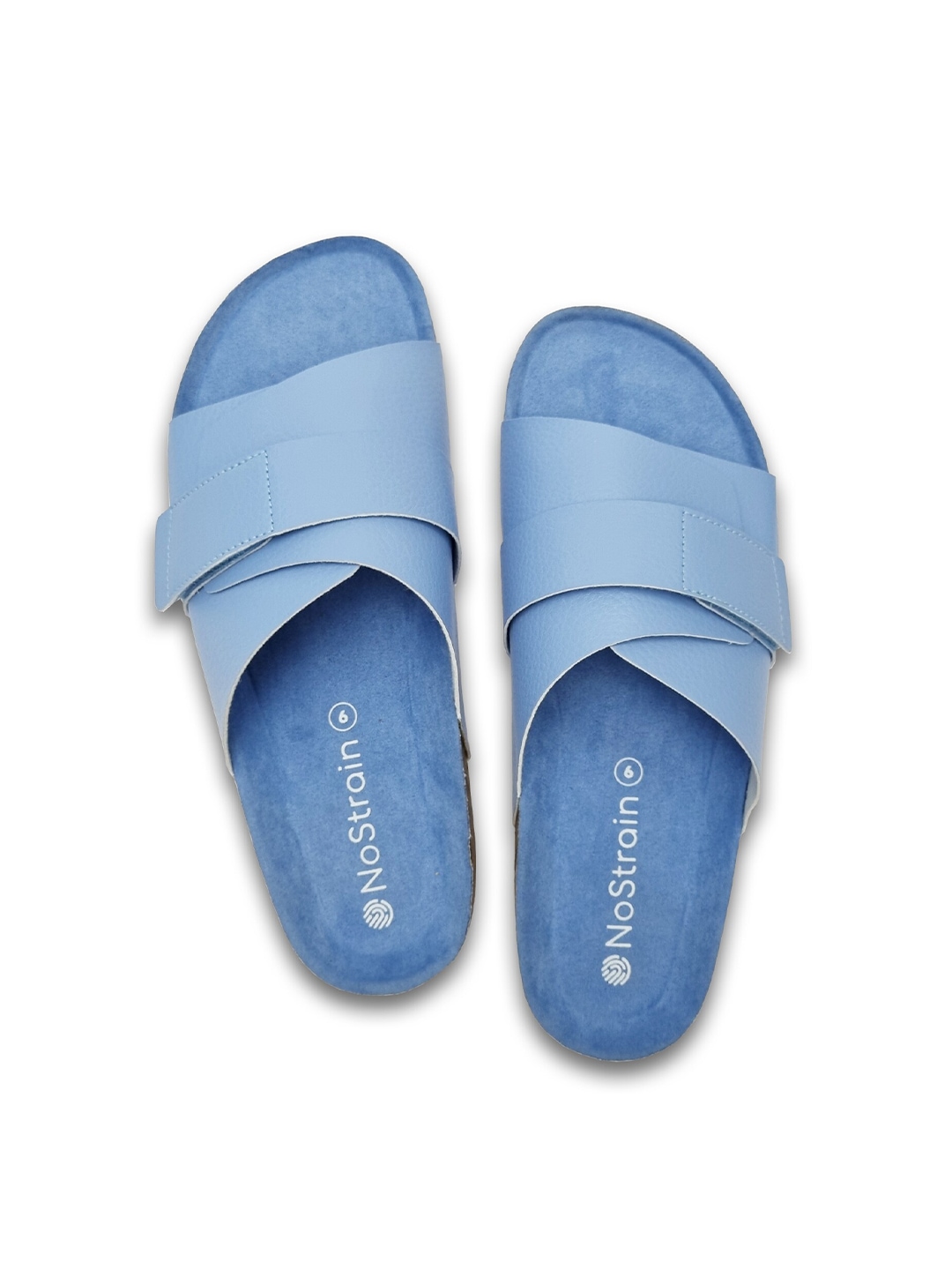

NoStrain Women Comfort Sandals, Blue