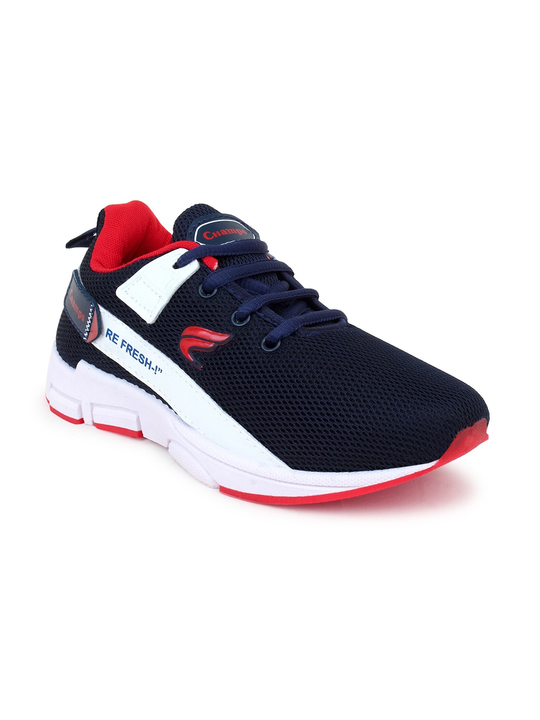 

Champs Boys Mesh Running Shoes, Navy blue