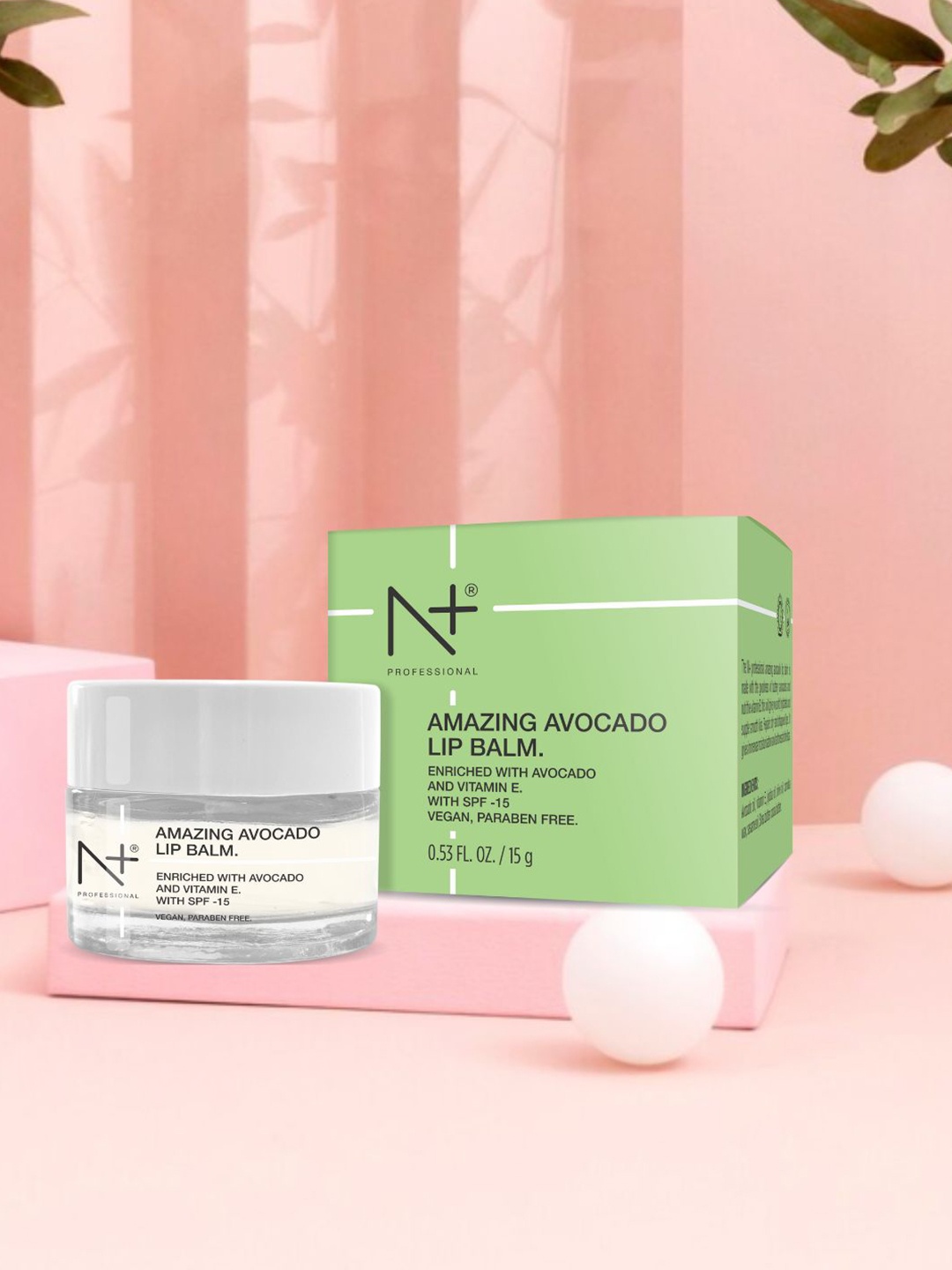 

N Plus Professional Amazing Avocado Lip Balm -15gm, Green