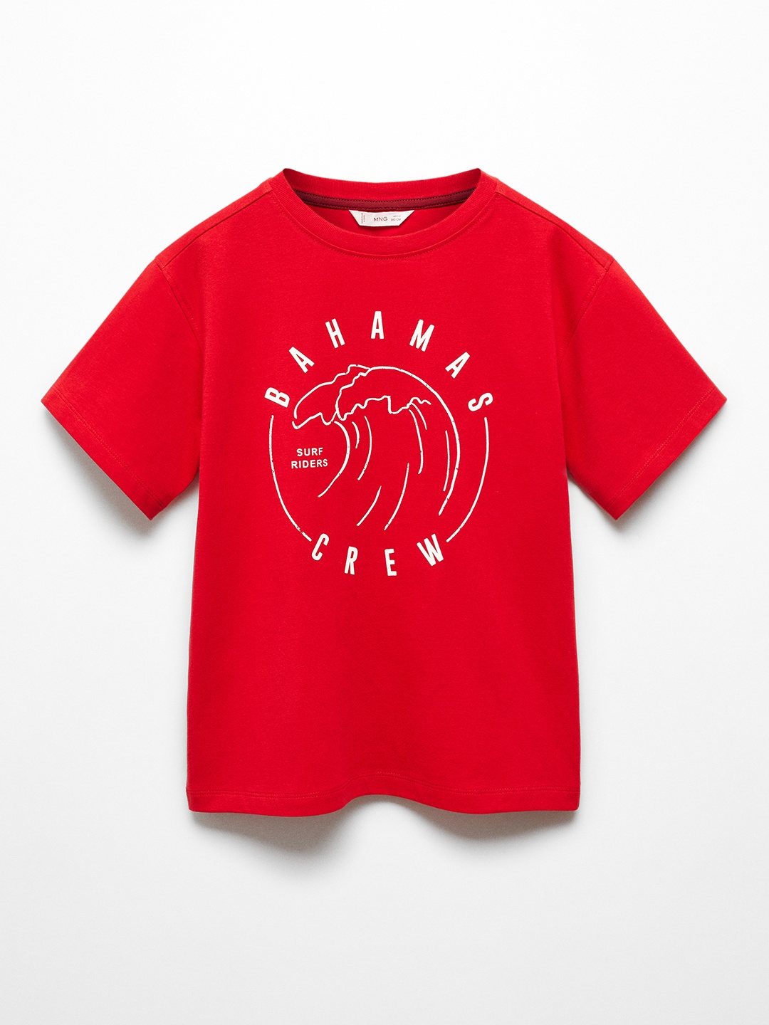 

Mango Kids Boys Printed T-shirt, Red