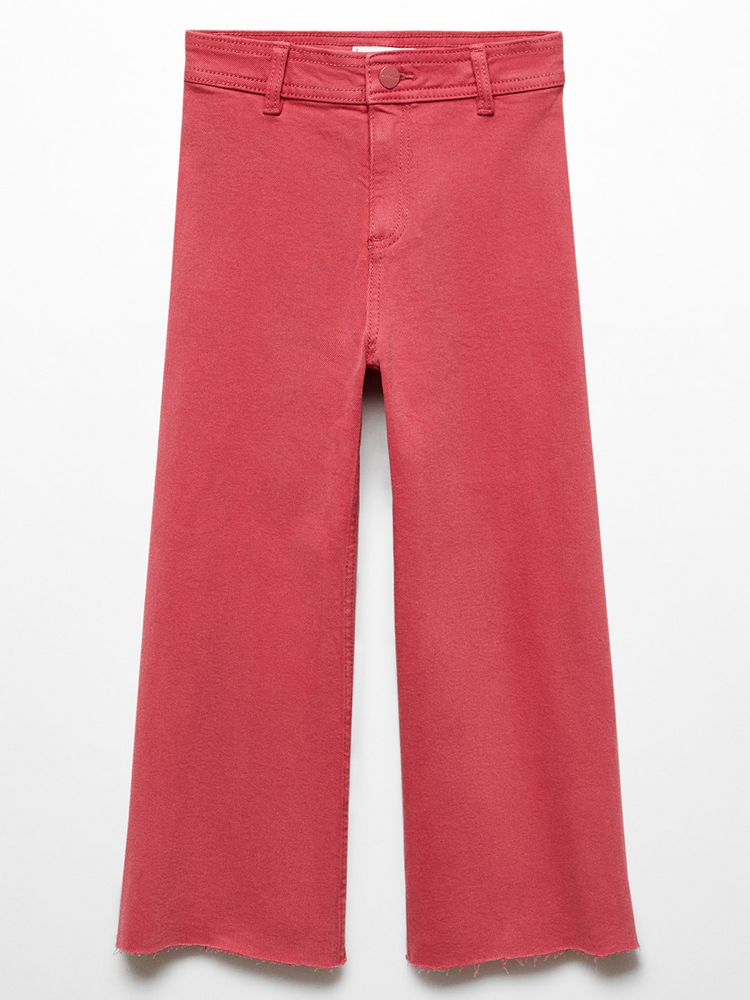 

Mango Kids Girls Stretchable Culotte Jeans, Red