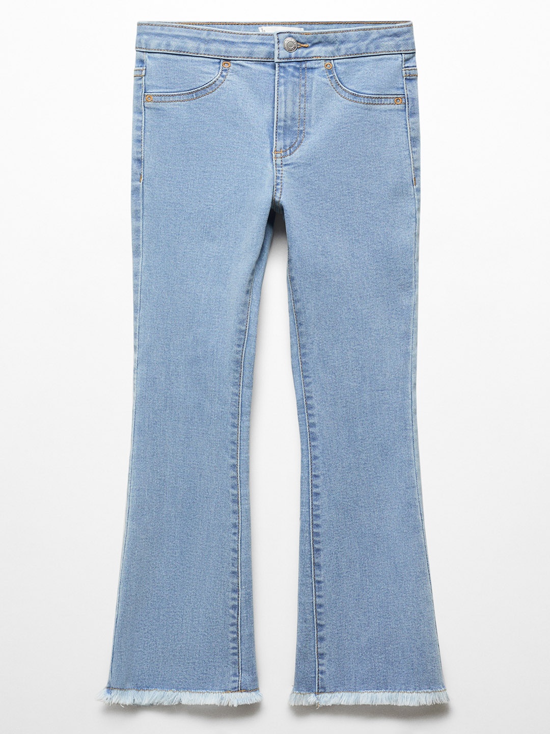 

Mango Kids Girls Bootcut Stretchable Jeans, Blue