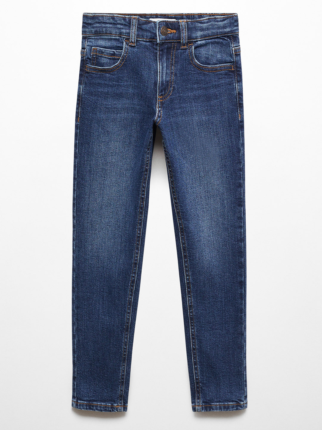 

Mango Kids Boys Light Fade Stretchable Jeans, Blue