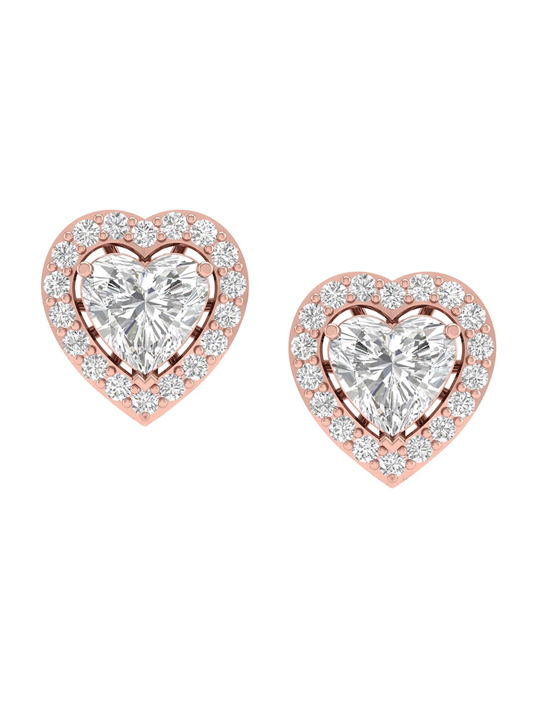 

ORIONZ Contemporary Studs Earrings, Red