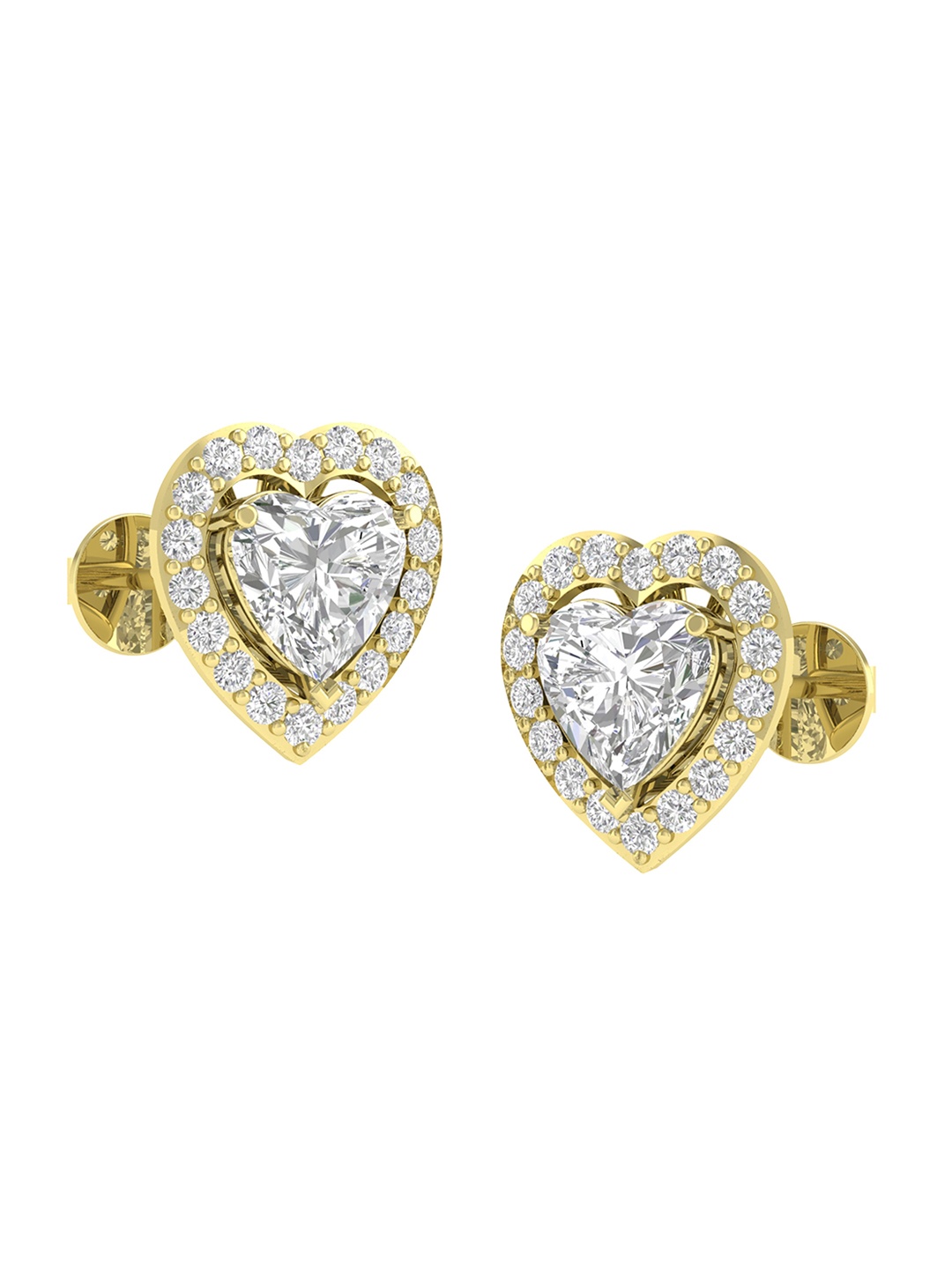 

ORIONZ Contemporary Studs Earrings, Yellow