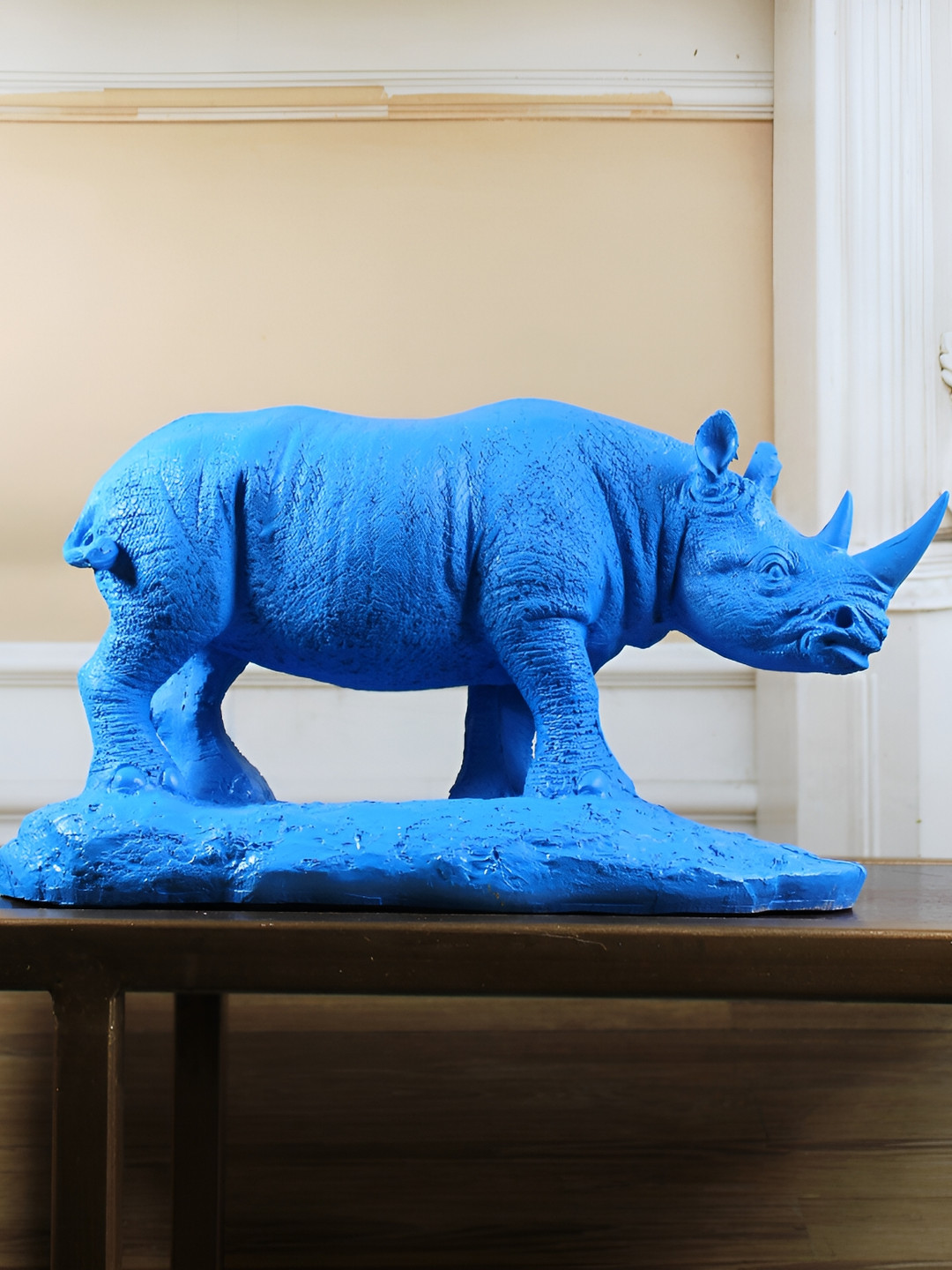 

THE WHITE INK DECOR Blue Figurine Showpiece