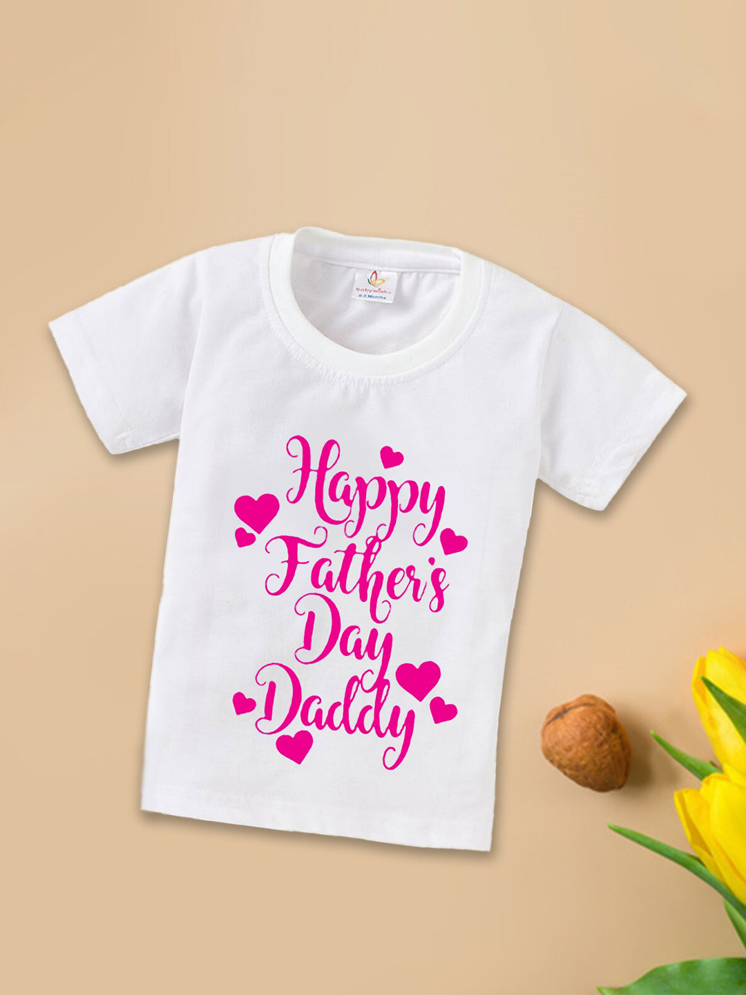 

Babywish Kids Printed Applique T-shirt, White