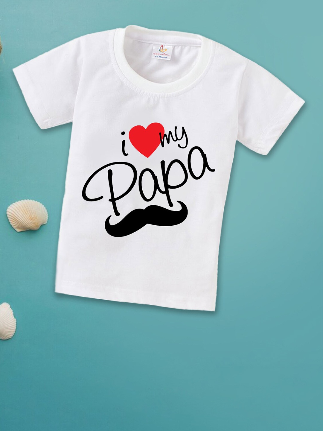 

Babywish Kids Printed Applique T-shirt, White