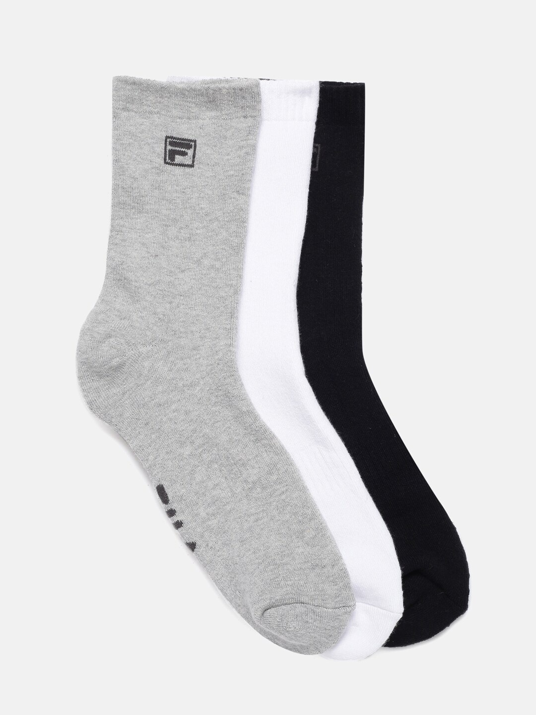 

FILA Jake 2 Men Pack Of 3 Calf Length Socks, White