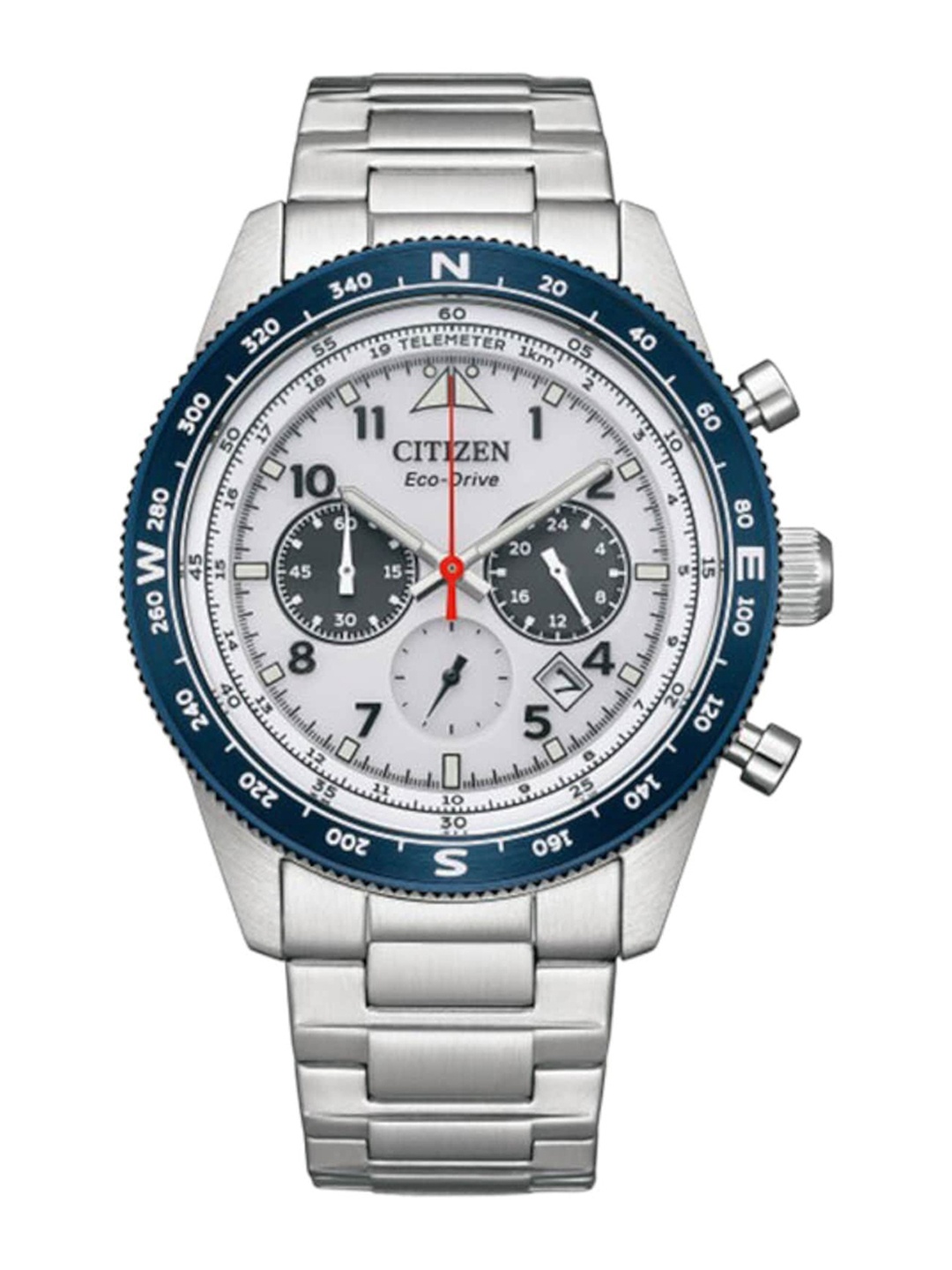 

Citizen Men Stainless Steel Bracelet Straps Style Chronograph Automatic Watch CA4554-84H, Silver