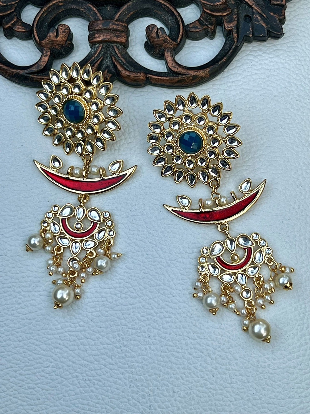 

Prettilicious Contemporary Drop Earrings, Multi