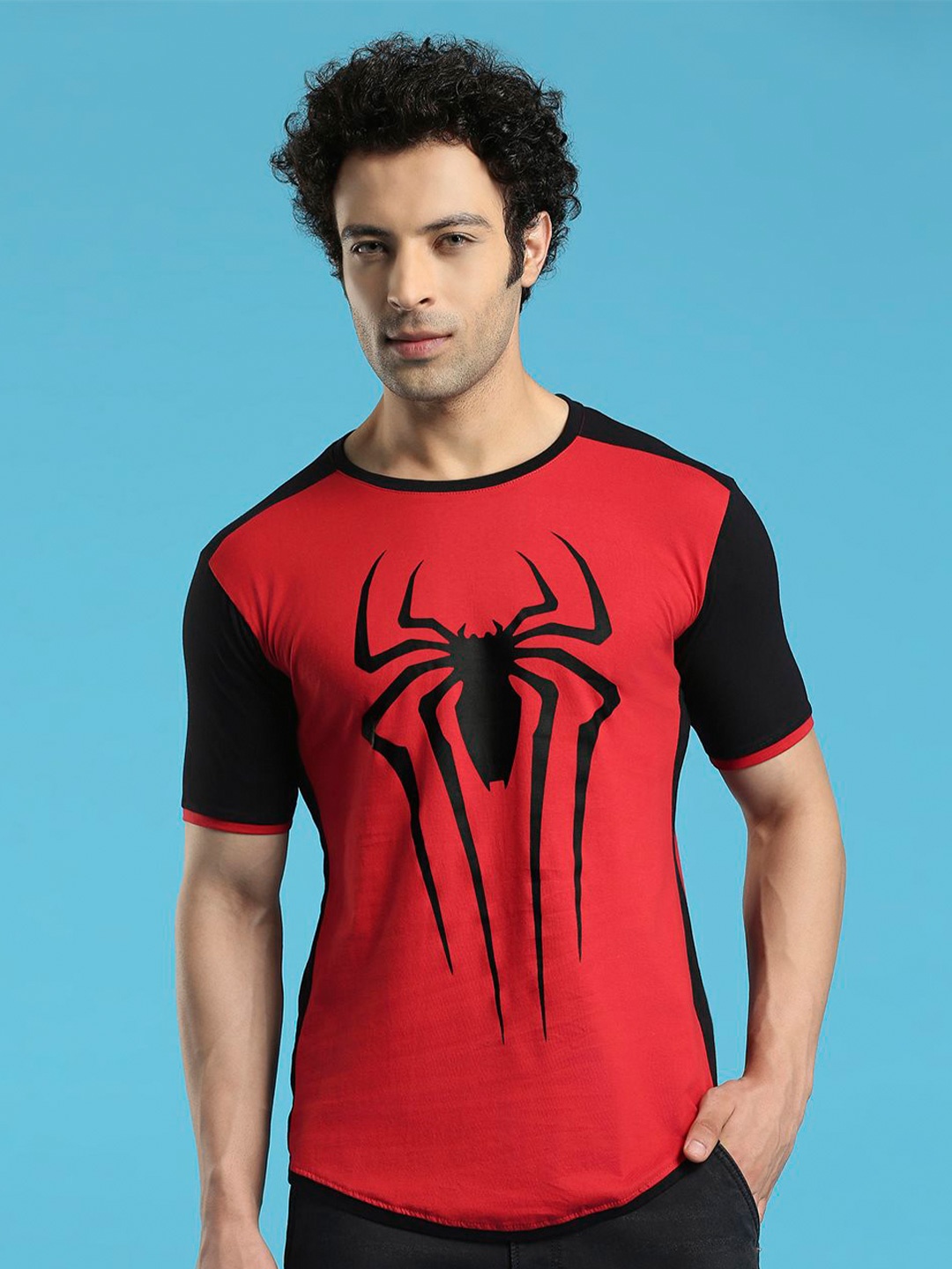 

Redwolf Unisex Printed T-shirt, Red