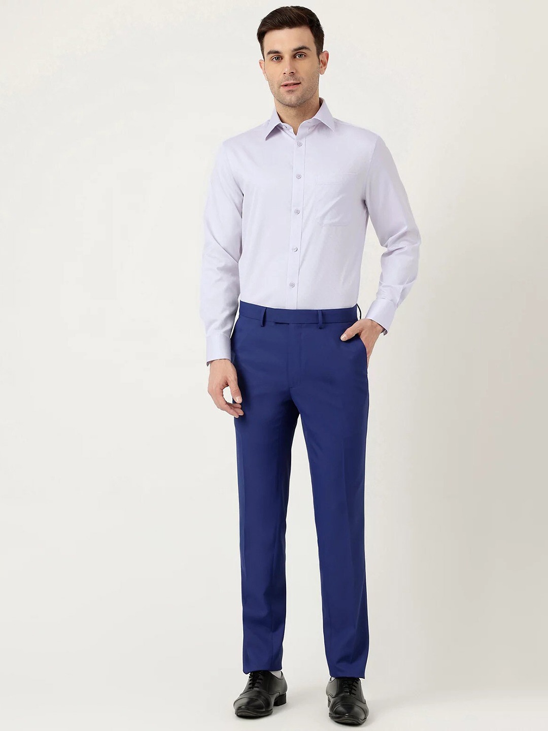 

Marks & Spencer Men Slim Fit Opaque Casual Shirt, Purple