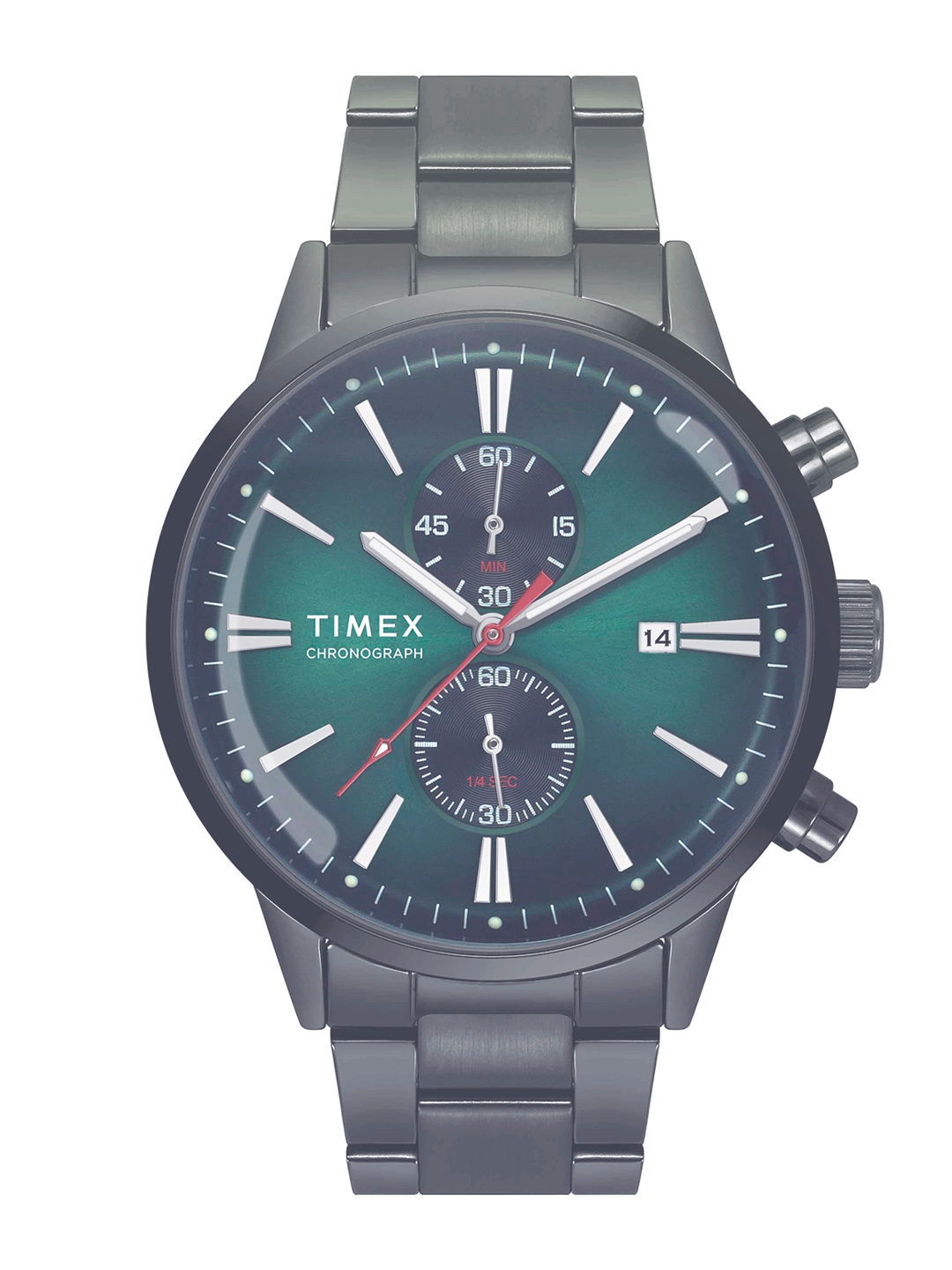 

Timex Men Brass Dial & Stainless Steel Straps Analogue Watch TWEG19933, Green