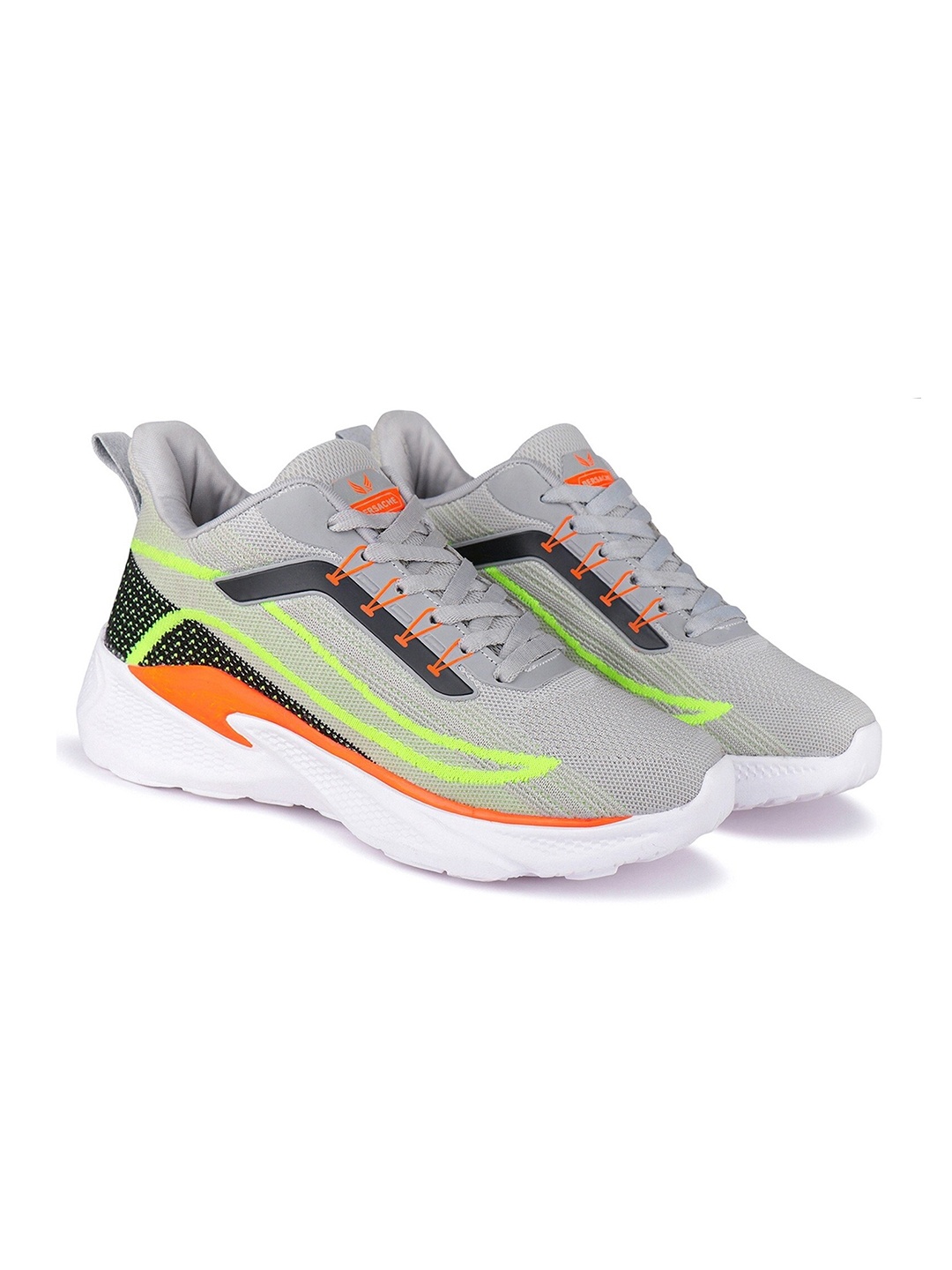 BERSACHE Men Canvas Running Shoes, Orange