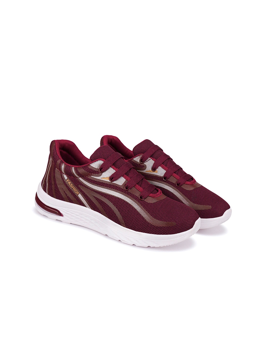 

BERSACHE Women Canvas Running Shoes, Maroon