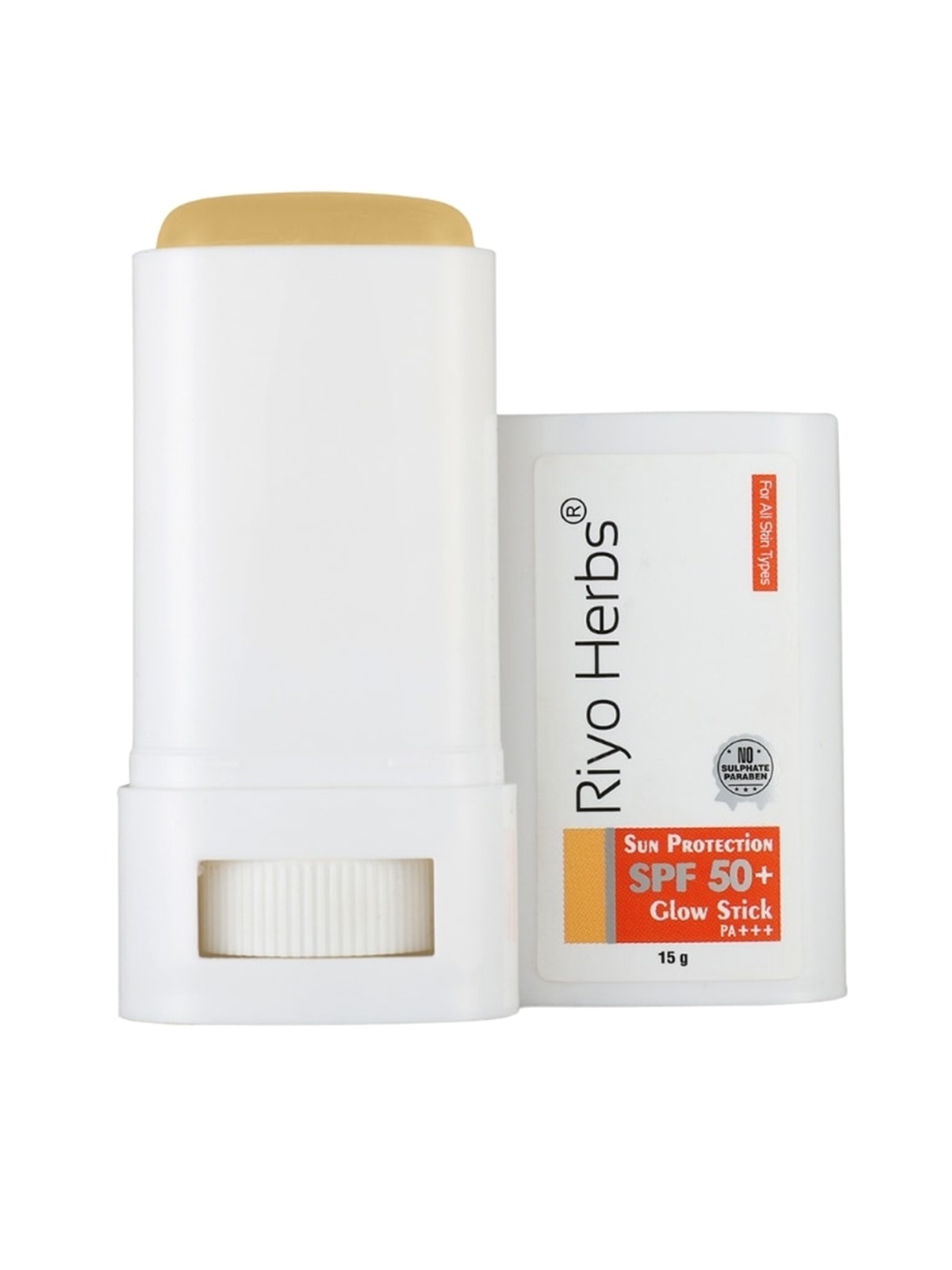 

Riyo Herbs Sun Protection SPF 50+ Glow Stick - 15g, White
