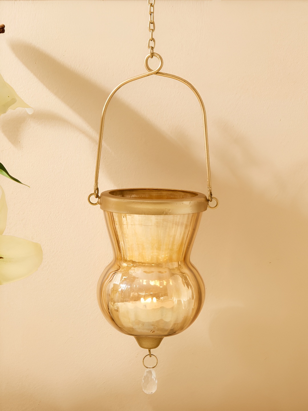 

Home Centre Gold-Toned T-Light Candle Holder