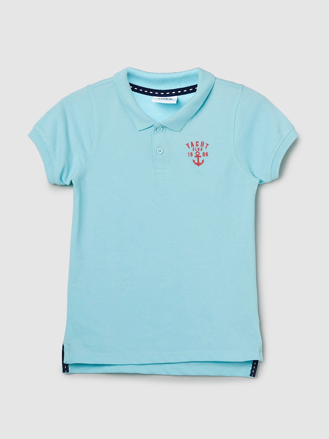 

max Boys Polo Collar Short Sleeves T-shirt, Turquoise blue