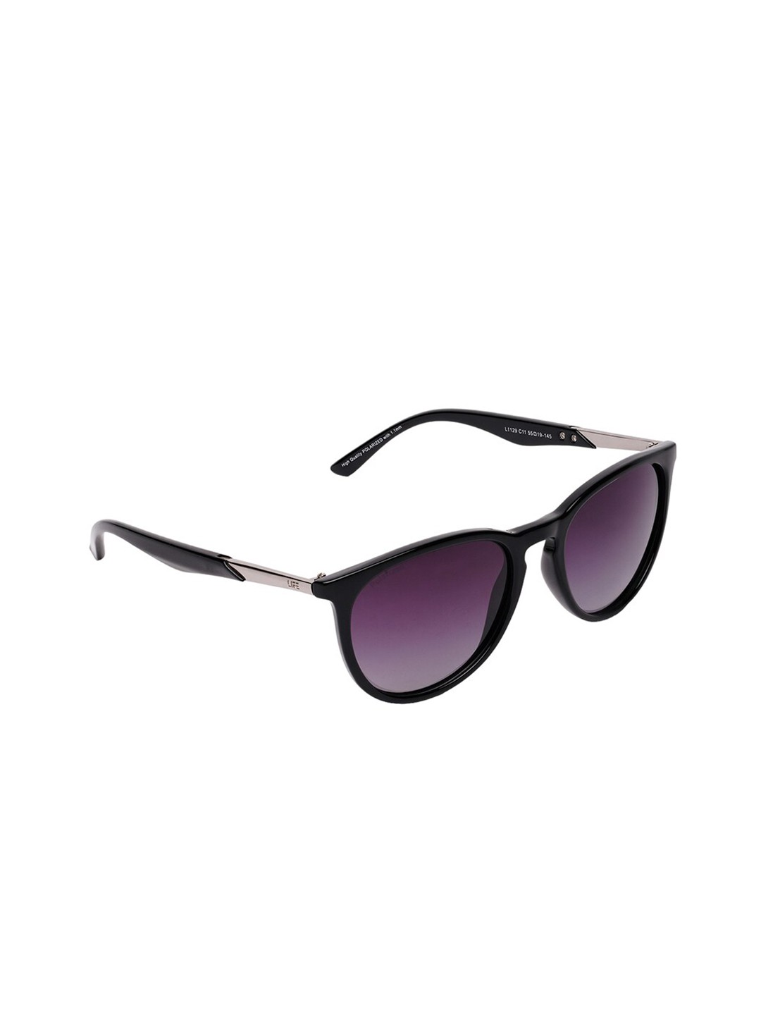 

Life Unisex Oval Sunglass With UV Protected Lens LI129 C11, Purple