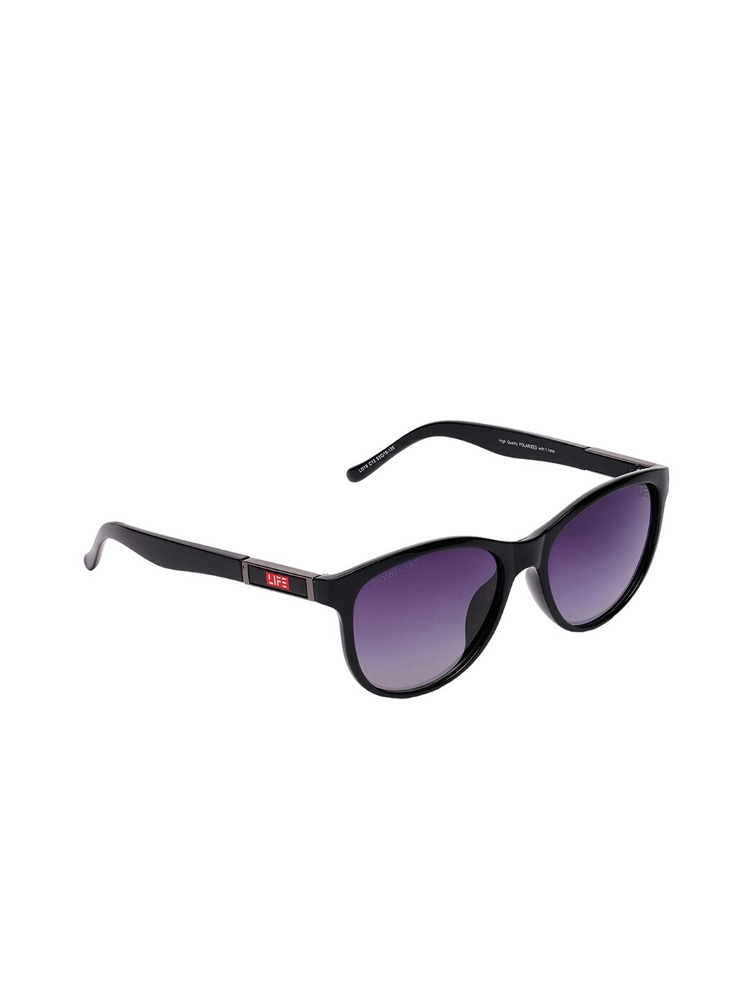 

Life Unisex Wayfarer Sunglass With UV Protected Lens LI019 C13, Purple