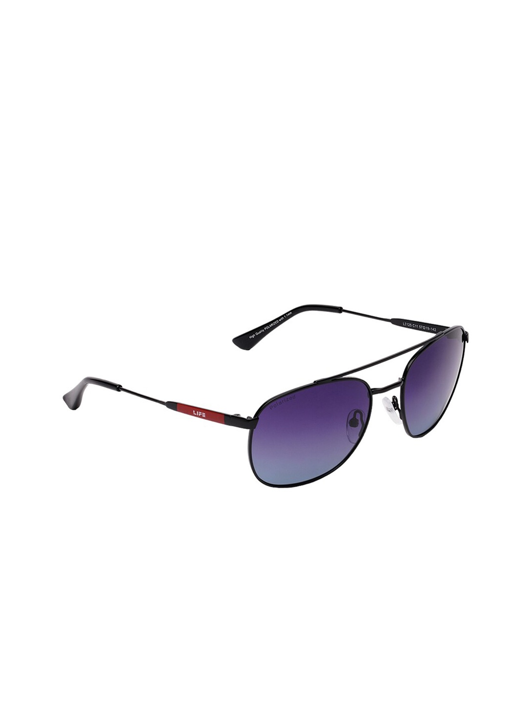 

Life Men Square Sunglass with UV Protected Lens, Purple