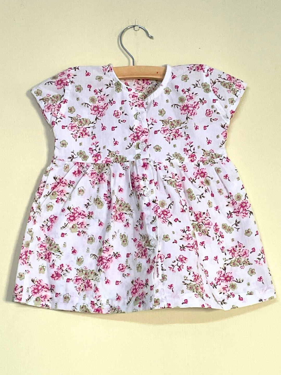

BAESD Floral Print Dress, White