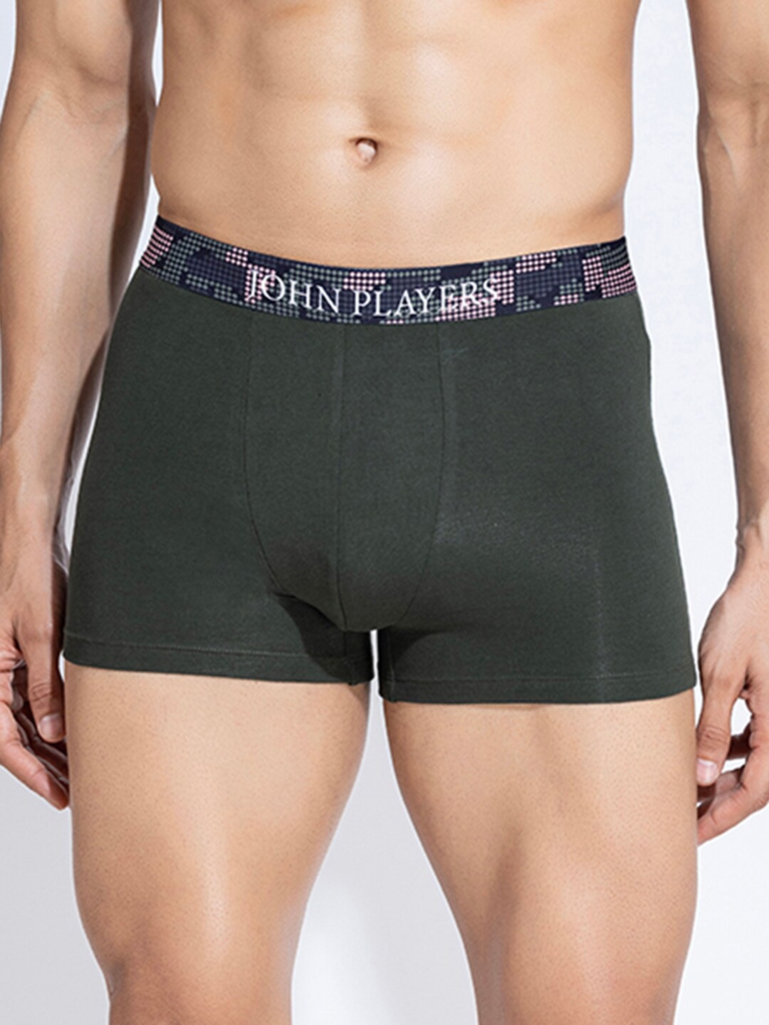 

John Players Contoured Crotch Trunk JTK034M17S, Green