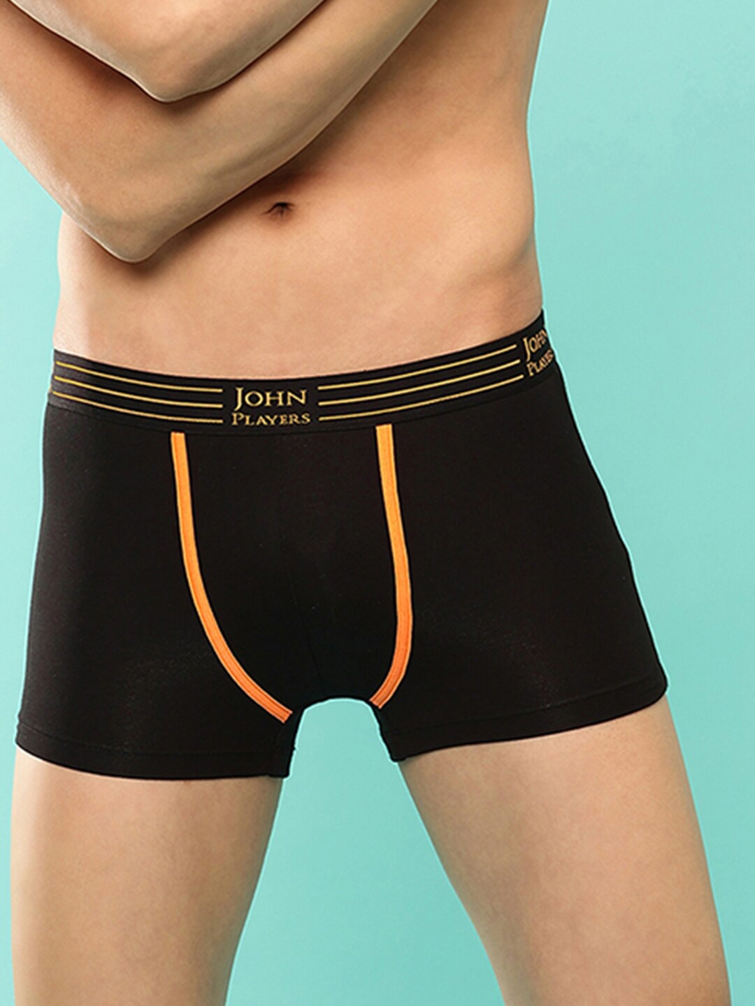 

John Players Contoured Crotch Trunk JTK044M13S, Black