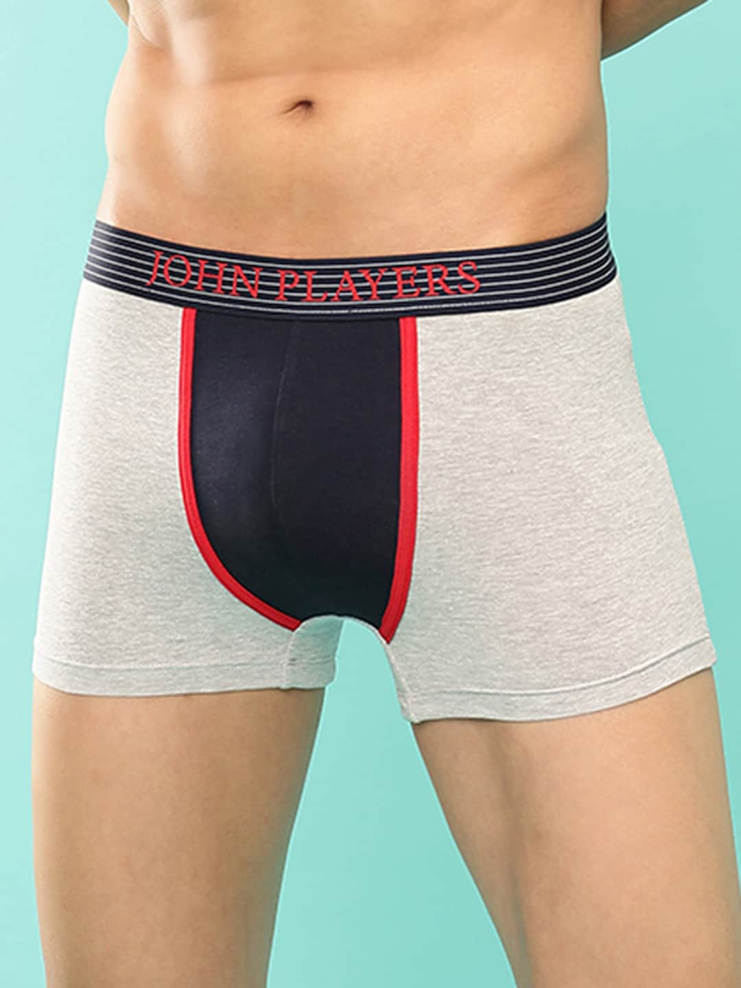 

John Players Colourblocked Trunk JTK042M01S, Grey