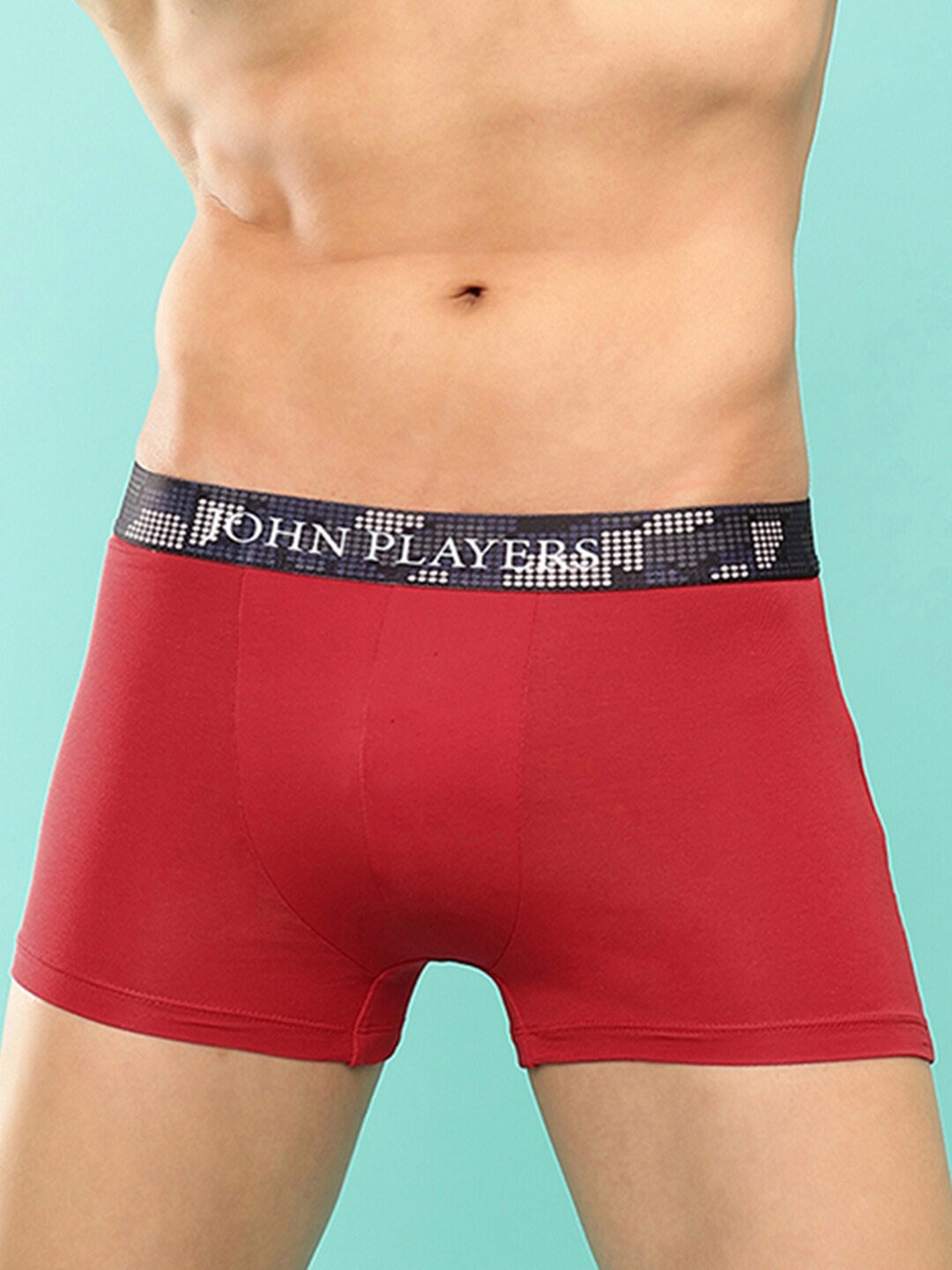 

John Players Contoured Crotch Trunk JTK034M04S, Red