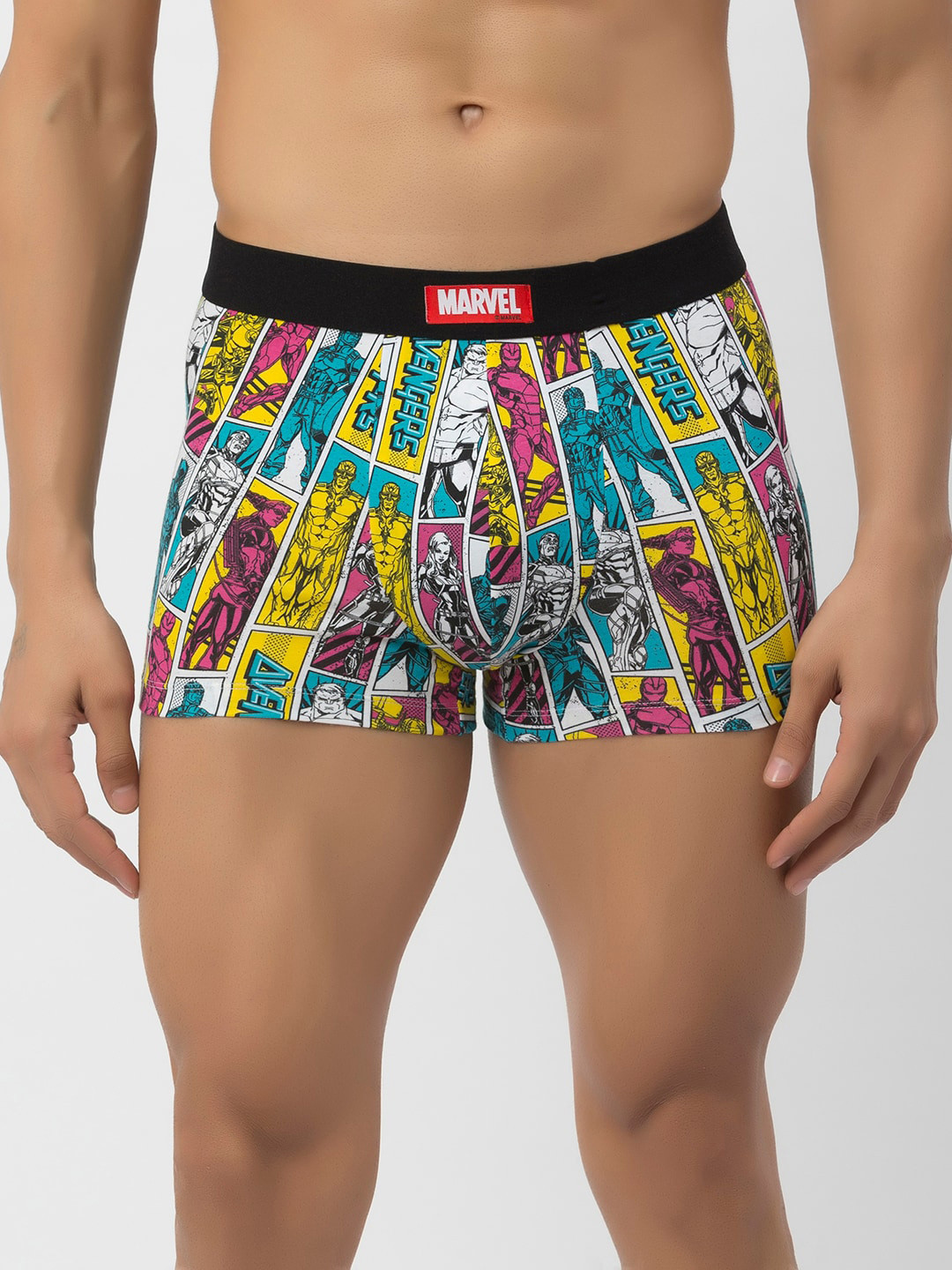 

John Players Printed Contoured Crotch Trunk JTK022M19S, Blue