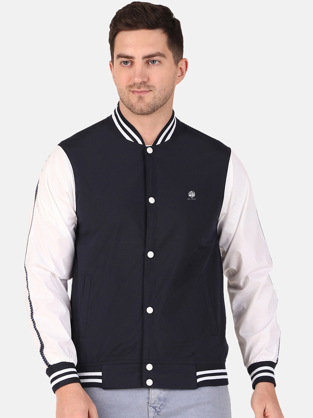 

WELL QUALITY Windcheater Dry Fit Training or Gym Windcheater Jacket, Navy blue