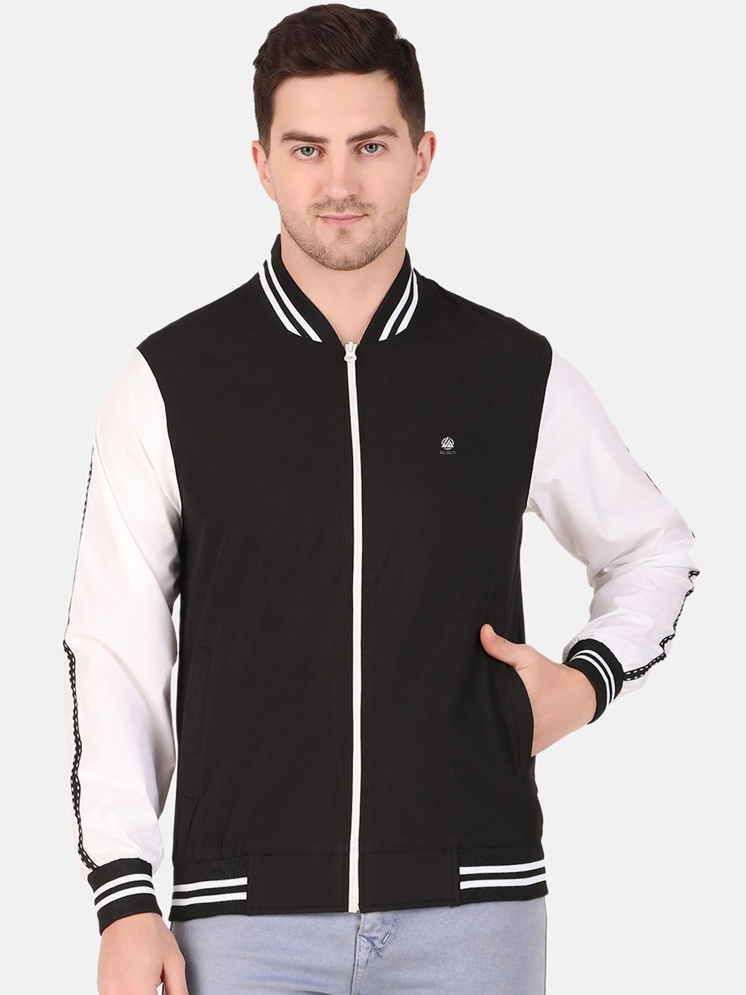 

WELL QUALITY Windcheater Lightweight Dry Fit Windcheater Jacket, Black