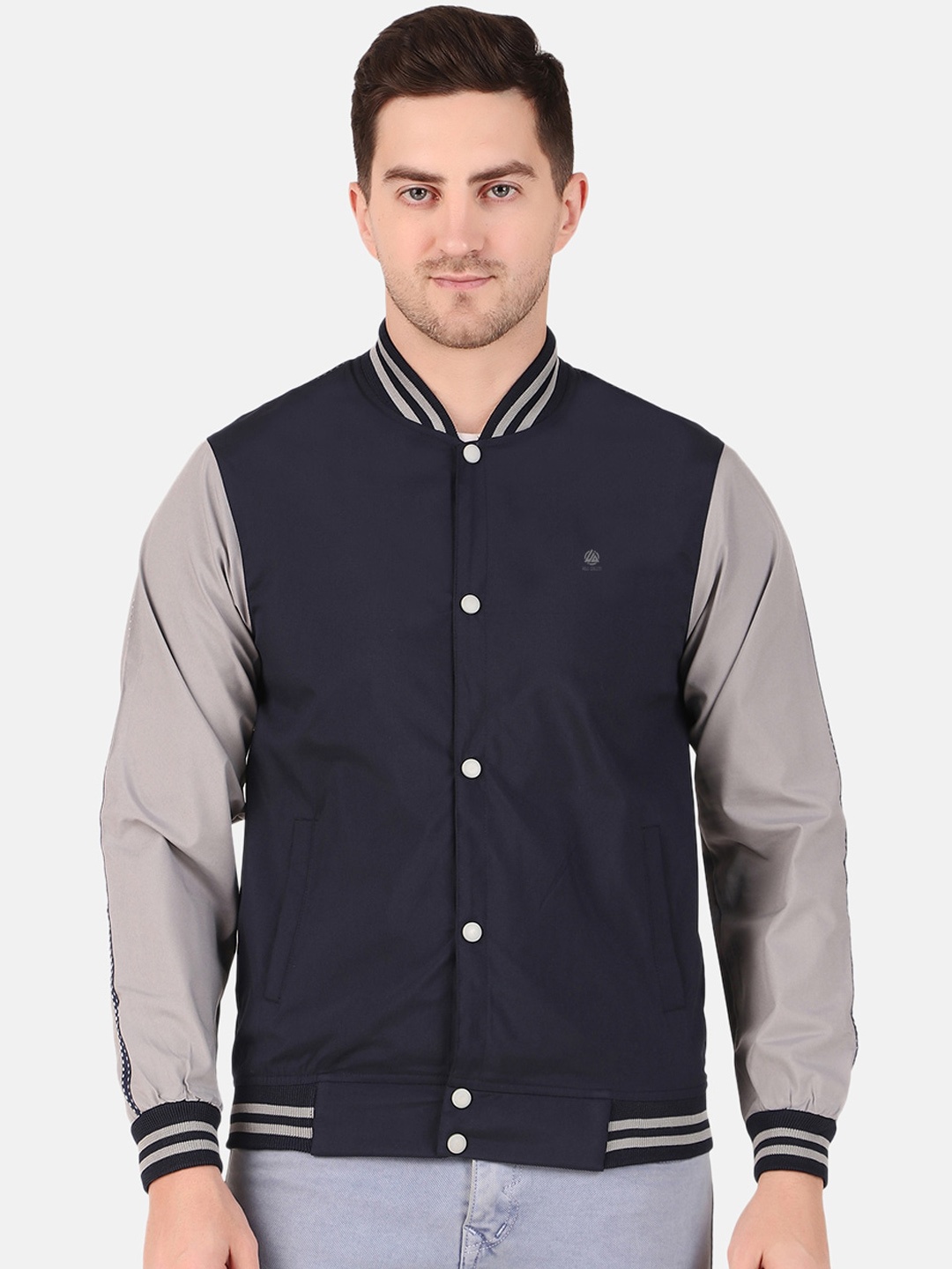 

WELL QUALITY Windcheater Dry Fit Training or Gym Windcheater Jacket, Navy blue