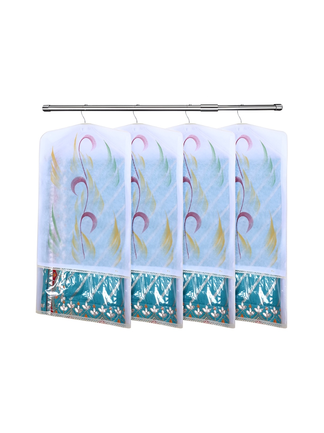 

Kuber Industries White 3 Pieces Regular Multi-Utility Organisers