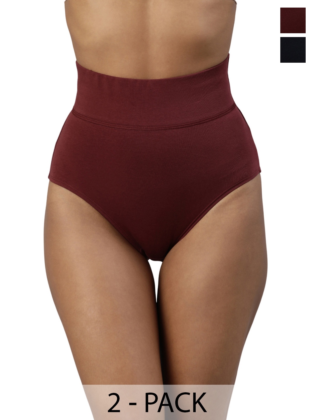 

BLOSSOM High-Waist Tummy Control Briefs_TUMMY TUCKER PACK OF 2, Assorted