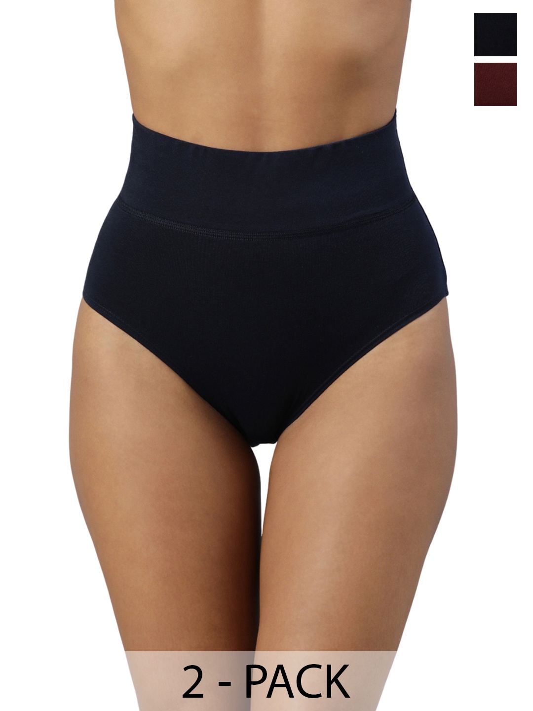 

BLOSSOM High-Waist Tummy Control Briefs_TUMMY TUCKER PACK OF 2, Assorted