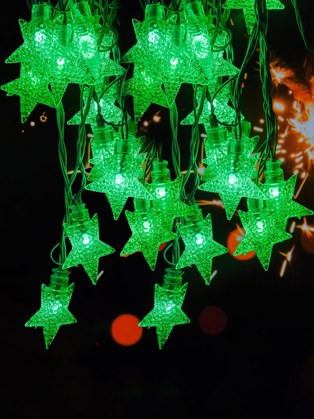

Kuber Industries Green Stars Fairy Lights