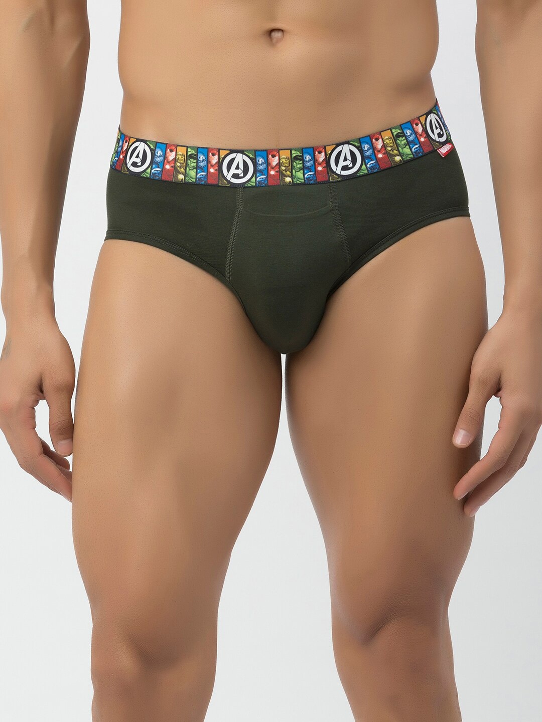 

John Players H-Fly Cotton Basic Briefs JBF007M17S, Green