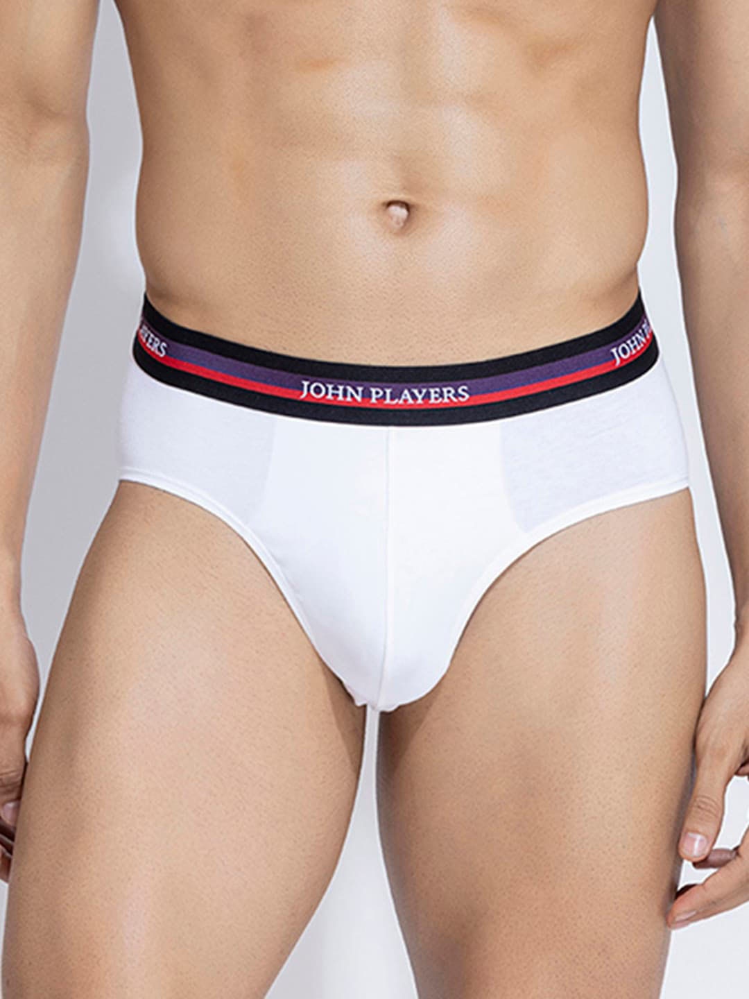 

John Players Men Mid Rise Basic Brief JBF035M18S, White