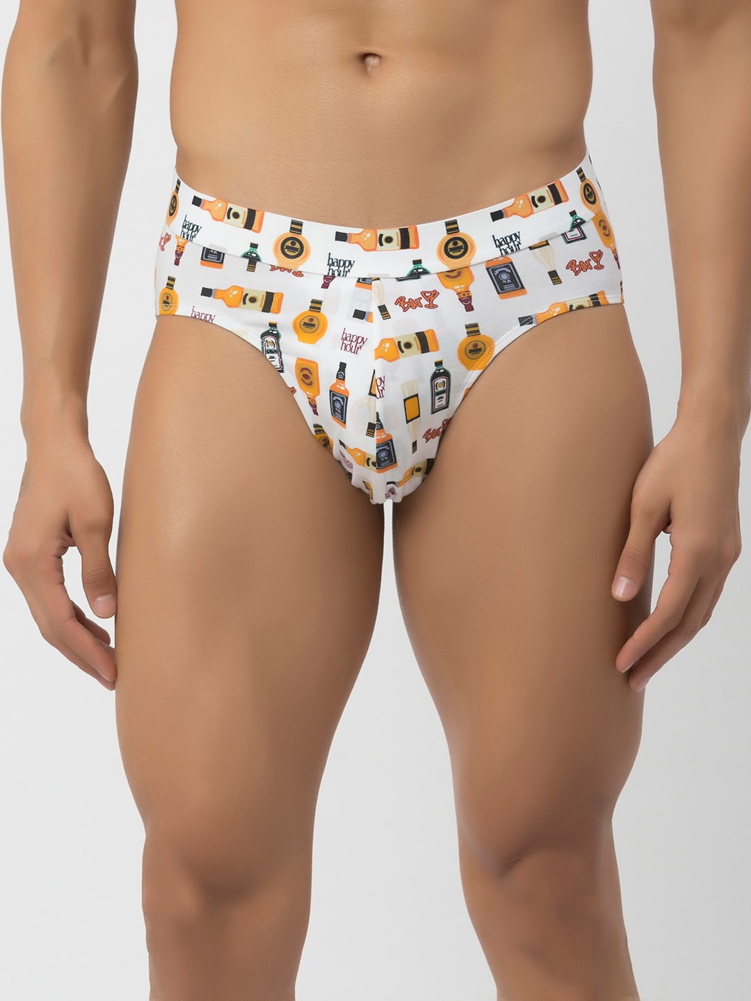 

John Players Contoured Cotton Pouch Basic Briefs JBF027M18S, White