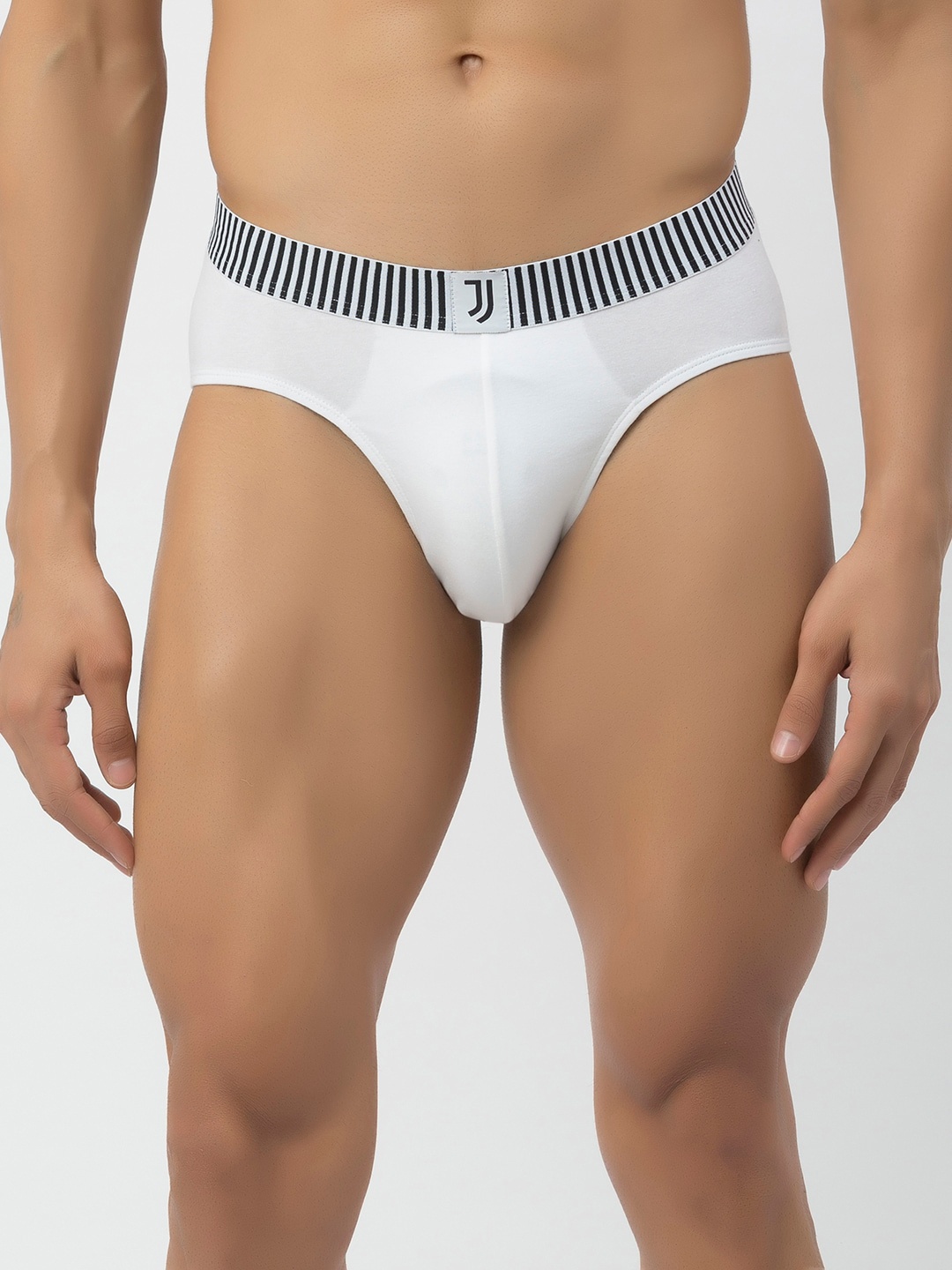 

John Players Men Mid Rise Basic Briefs JBF005M18S, White