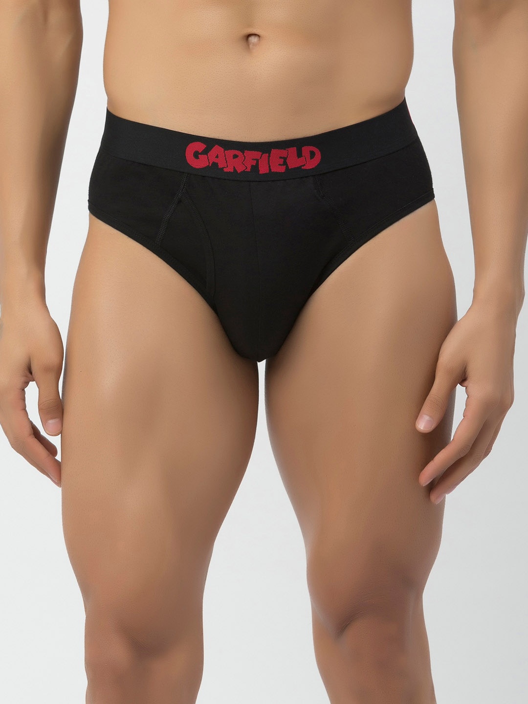

John Players Contoured Cotton Pouch Basic Briefs JBF003M13S, Black