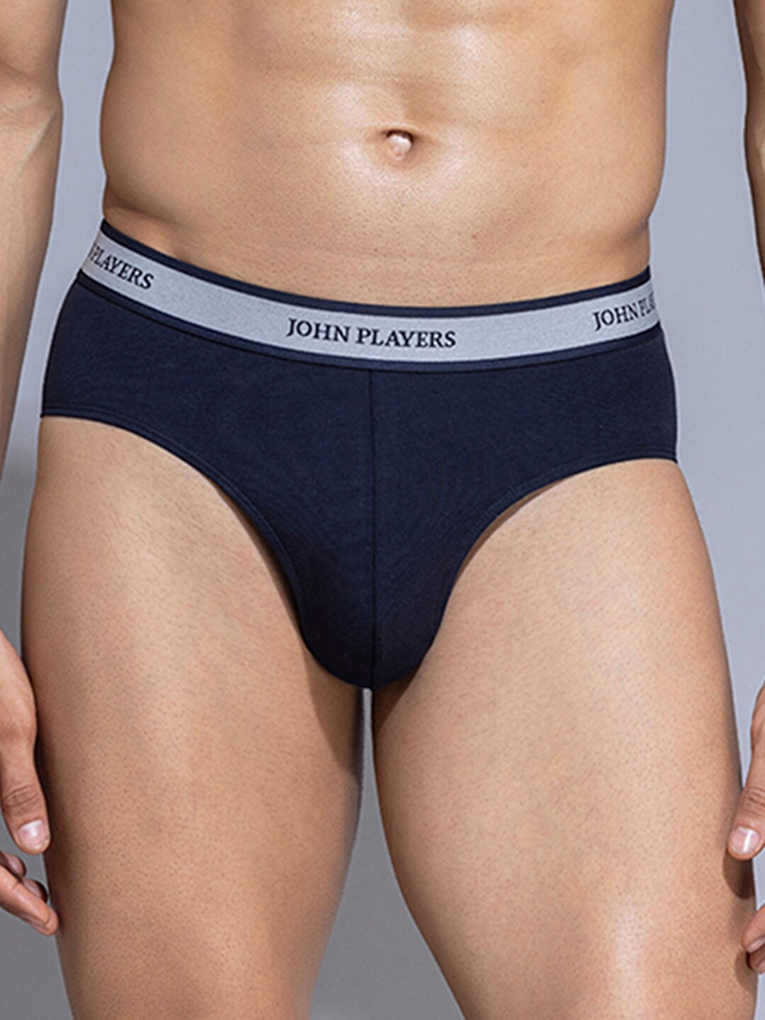 

John Players Men Mid Rise Basic Brief JBF037M13S, Black