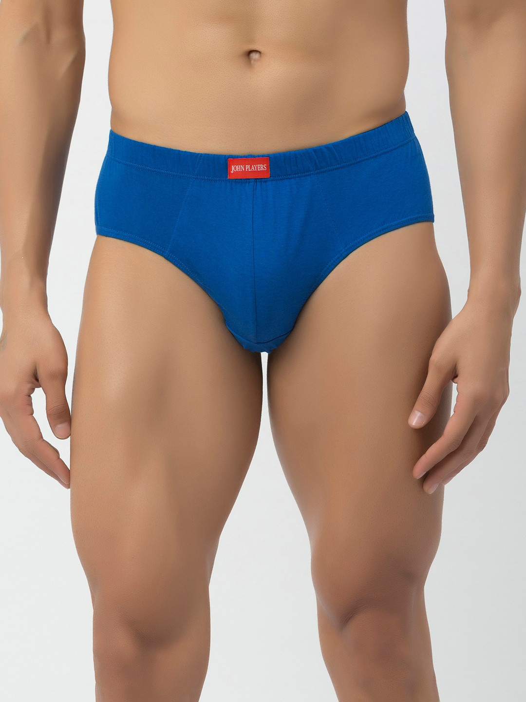 

John Players Mid-Rise Contoured Pouch Basic Briefs JBF001M08S, Blue