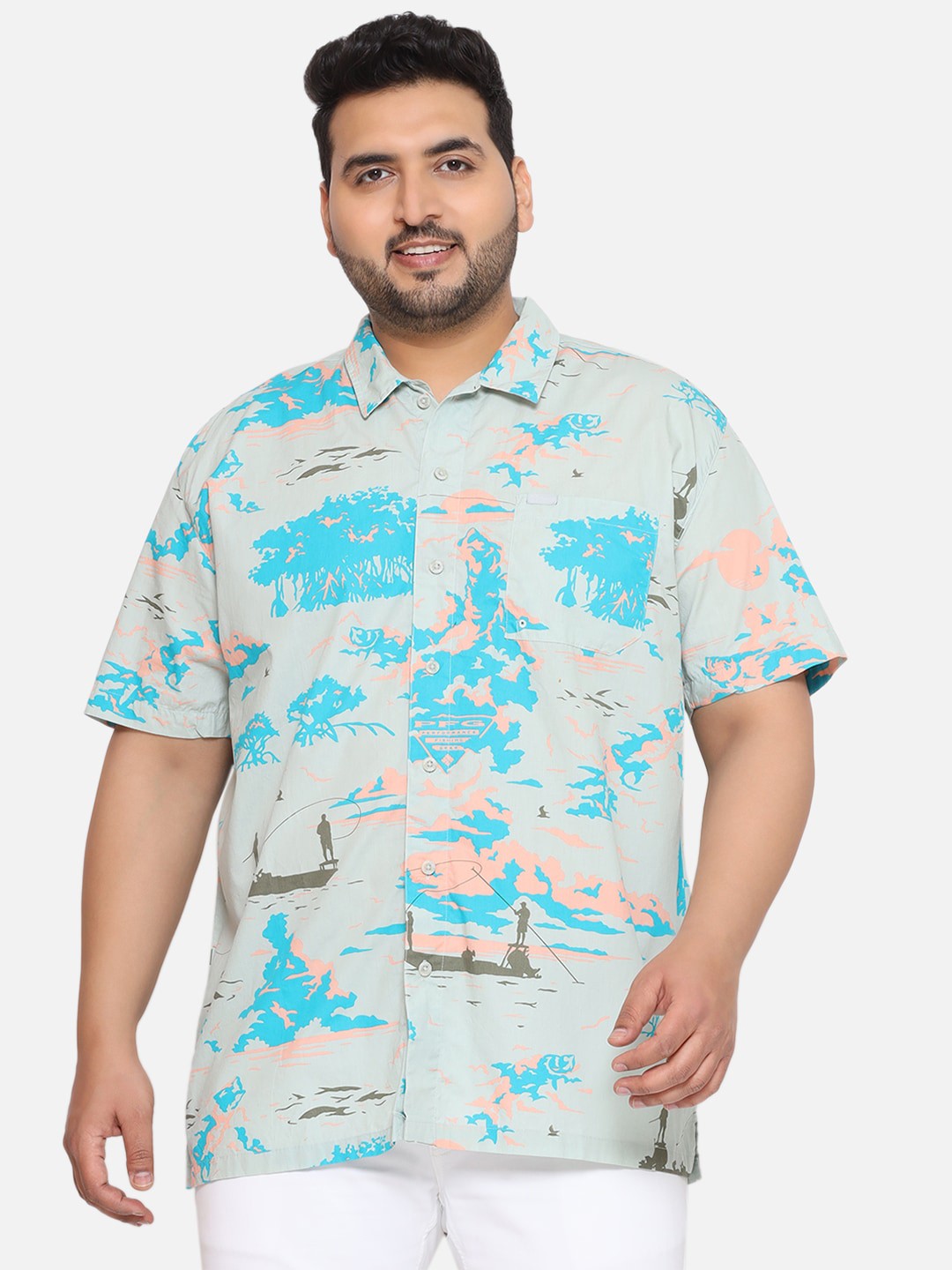 

Santonio Men Classic Floral Opaque Printed Casual Shirt, Multi