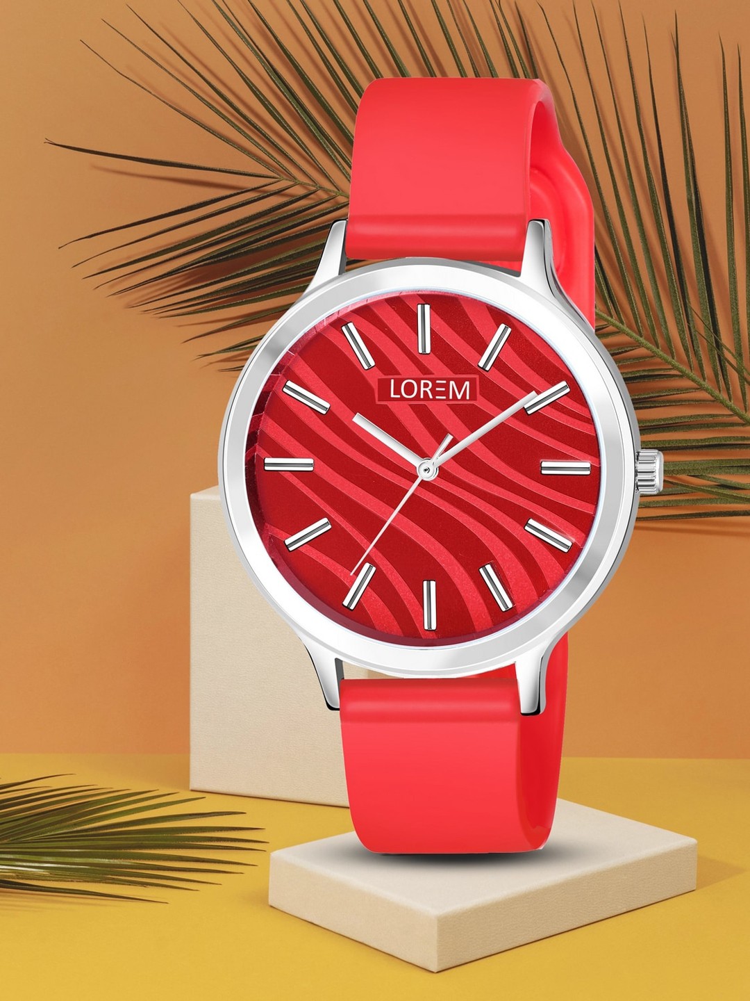 

LOREM Women Analogue Watch LR349-A, Red