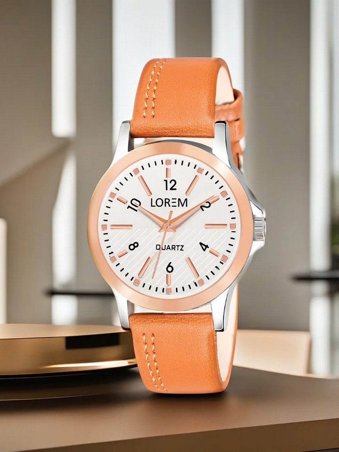 

LOREM Women Dial & Bracelet Style Straps Analogue Watch LR341-A, White